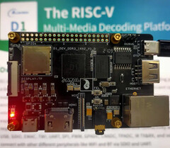Le SBC basé sur le D1 d'Allwinner, un ordinateur monocarte avec un CPU RISC-V. (Toutes les images proviennent de CNX Software)