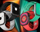 La Apple Watch Series 7 devrait proposer des options de taille 41 mm et 45 mm. (Image source : PhoneArena/Apple - édité)