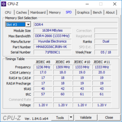 Asus GL703GE - CPU-Z : SPD.