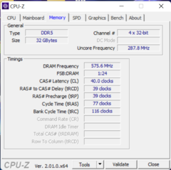 Mémoire CPU-Z