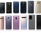 L'évolution de la série Galaxy S (Image Source : Samsung)