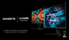 Gigabyte annonce ses premiers moniteurs approuvés par Eyesafe. (Source : Gigabyte)