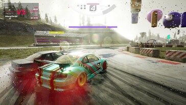 Sur la photo : une capture d'écran du jeu « OverDrift Festival ».