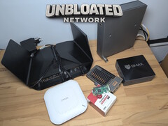 Matériel de réseau sur un bureau