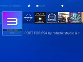 Une capture d’écran de RPCS3 installé sur une PS4 jailbreakée
