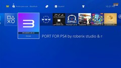 Une capture d’écran de RPCS3 installé sur une PS4 jailbreakée