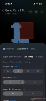 Paramètres de nettoyage