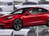 La Tesla Model 3 a été présentée en 2017 et le projet Highland est une variante remaniée pour 2023. (Source de l'image : Tesla/@DriveTeslaca - édité)