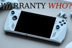 Gamers Nexus a découvert une nouvelle faille dans le processus de garantie d'Asus avec le PC portable Asus ROG Ally. Source de l'image : Notebookcheck - édité)