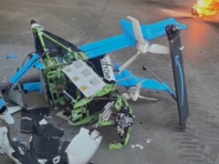 Drone de livraison MK30 d&#039;Amazon écrasé. (Source de l&#039;image : ABC15 Arizona sur YouTube)