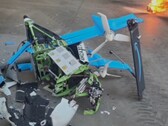 Drone de livraison MK30 d'Amazon écrasé. (Source de l'image : ABC15 Arizona sur YouTube)