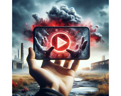 YouTube gagne des millions grâce à des campagnes de désinformation sur le changement climatique (image symbolique : DALL-E / AI)