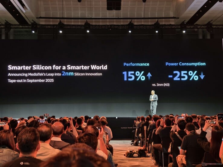 Puce MediaTek 2 nm (source d'image : Notebookcheck)