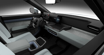Hormis l'absence de commandes tactiles, l'intérieur de l'EPU semble spacieux et pratique. (Source de l'image : Toyota)