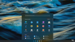 Une photo de l&#039;interface utilisateur de Windows 10X. (Source : YouTube)