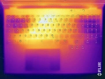 Test de résistance aux températures de surface (en haut)