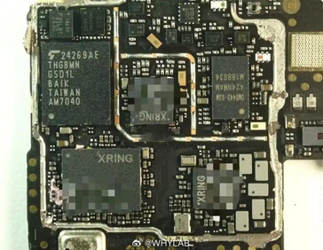 Carte mère divulguée avec le SoC Xring.