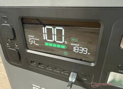 1.l'Aferiy P280 a fourni 800 W pendant environ 50 minutes lors du test