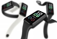 L'Amazfit Band 7 est destiné à succéder à l'Amazfit Band 5 de 2020 (Image source : GSMArena - edited)