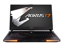 En test : le Aorus 17 YA. Modèle de test fourni par Gigabyte Allemagne.