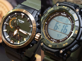 Les Casio Pro Trek PRW-61ANS-3 (à gauche) et PRG-340ANS-3 (à droite), en photo. (Source de l'image : @geesgshock sur Instagram)