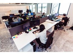 Une photo montrant l&#039;espace de travail du bureau de Google en France, à Paris. (Source de l&#039;image : Google)