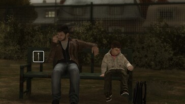 Photo : une capture d'écran du jeu Heavy Rain.