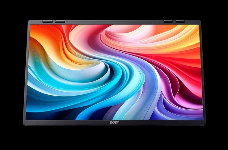 Acer PD243Y E en configuration mono-écran. (Source de l'image : Acer)