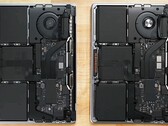 La différence : le MBP 13 M1 comparé au MBP 13 M2 (Image source : iFixit)