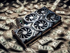 Les joueurs devront peut-être débourser des sommes ridicules pour se procurer les nouvelles cartes graphiques personnalisées de la série GeForce 50. (Source de l'image : DallE3)