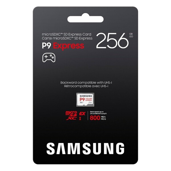 La carte microSD Express Samsung P9 Express dispose de six protections et d'une garantie de 3 ans. (source de l'image : Samsung)