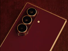 Le Samsung W26 dans sa version rouge Dan Xi. (Source de l'image : Samsung) 