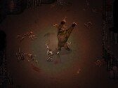 Une image montrant un combat contre un ours dans Drova - Forsaken Kin, désormais à -50 %.