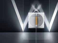 Le Winbot W1 Pro d'Ecovacs se colle à votre fenêtre grâce à une puissance d'aspiration de 2 800 Pa. (Image source : Ecovacs)
