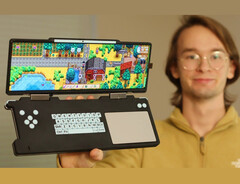 Un YouTuber construit une console de jeu ultra-large à partir d'un vieil ordinateur portable Lenovo Yoga