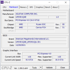 Carte mère CPU-Z