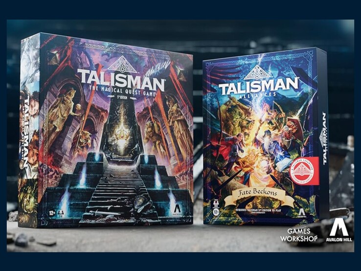 Talisman 5ème édition et Talisman Alliances : Fate Beckons. (source : Avalon Hill)