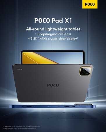 Date de lancement du POCO Pad X1 (Image Source : POCO)