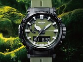 Les montres Casio Pro Trek PRW-61ANS-3 et PRG-340ANS-3 sont de couleur kaki, comme l'ancienne PRW-61Y-3 (photo). (Source de l'image : Casio)