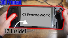 TommyB construit un ordinateur de poche pour le jeu avec une carte mère d'ordinateur portable (Image source : TommyB on YouTube)