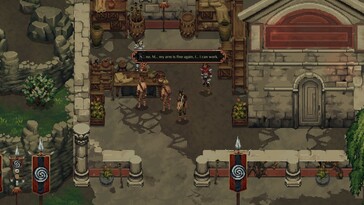 Une image montrant plusieurs personnages dans Drova - Forsaken Kin.