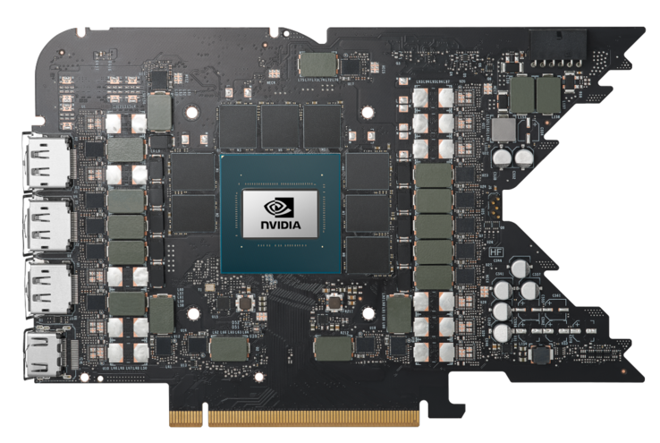 Nvidia GeForce RTX 4080 PCB. (Image Source : Nvidia)