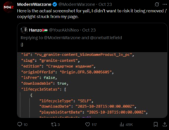 Un post sur X confirmant l'utilisation de nouveaux assets pour la Battle Royale de BF6 (image source : ModernWarzone X)