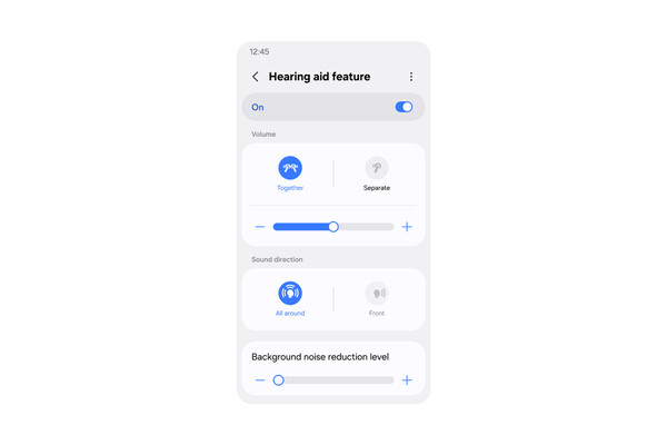 Les utilisateurs auront accès aux fonctionnalités disponibles sur les appareils auditifs haut de gamme.