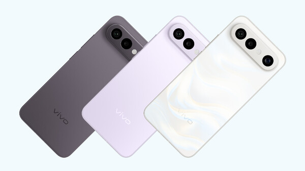 Le Vivo X300 FE est disponible en noir, violet et blanc.