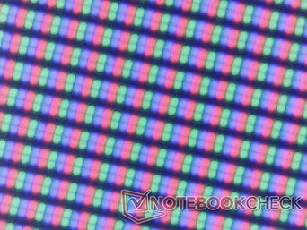 Réseau de sous-pixels RVB brillants