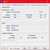 CPU-Z : carte-mère.