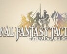 Le logo officiel de Final Fantasy Tactics : The Ivalice Chronicles, avec les silhouettes des personnages du RPG tactique remastérisé (Image source : Square Enix Press Site)