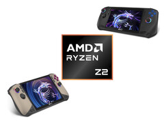 Jusqu'à présent, MSI a proposé la série Claw exclusivement avec des processeurs Intel. (Source de l'image : AMD & MSI - édité)