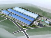 Nouvelle usine de batteries à l'état solide de 10 GWh en Chine (rendu : Judian/SCMP)